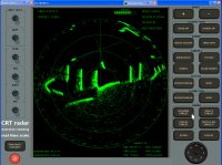 MARPA tracking targets in a congested harbour.