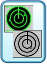 Choice of CRT or LCD radar set in Radar Simulator.