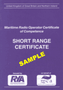 Channel selection on a simulated VHF DSC yacht Radio.